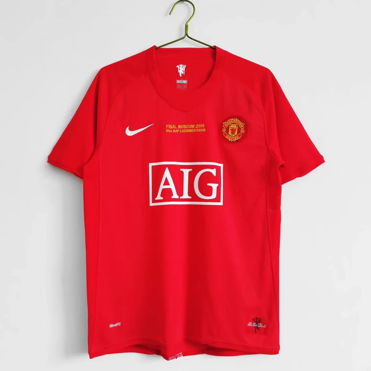 Manchester united 2008 home jersey